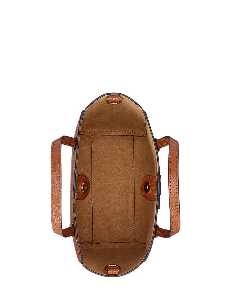 Ralph Lauren small pebbled leather tote bag, UK version