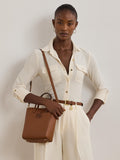 Ralph Lauren small pebbled leather tote bag, UK version
