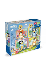 John Lewis Bluey My First Puzzles 4 in a Box Jigsaw Set- Buy online at McGrocer