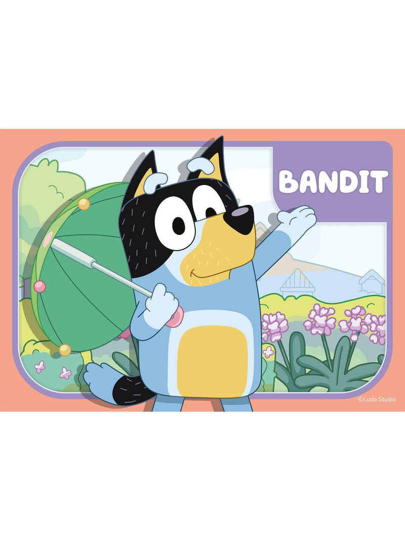 Bluey My First Puzzles 4 in a Box jigsaw set (British brand)