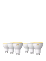 John Lewis Philips Hue White Ambiance 4.2W GU10 Smart LED Bulb Pack of 6- Buy online at McGrocer