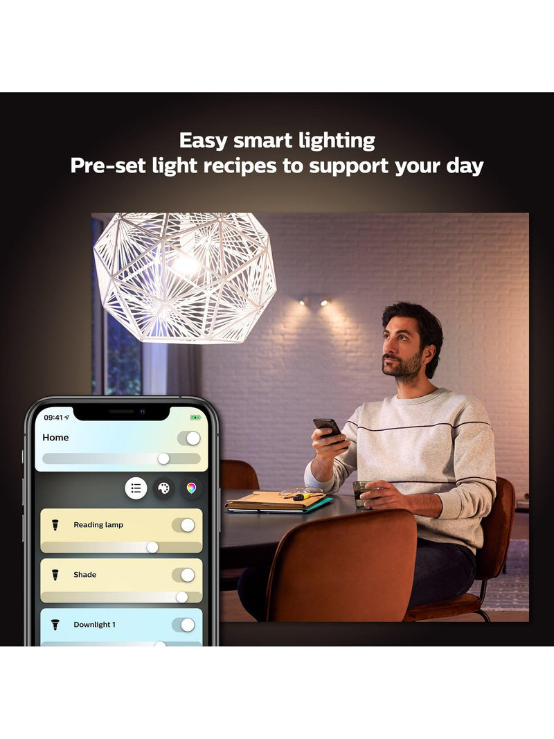 Philips Hue White Ambiance GU10 smart LED bulb pack of 6, imported from the UK