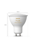 Philips Hue White Ambiance GU10 smart LED bulb pack of 6, imported from the UK
