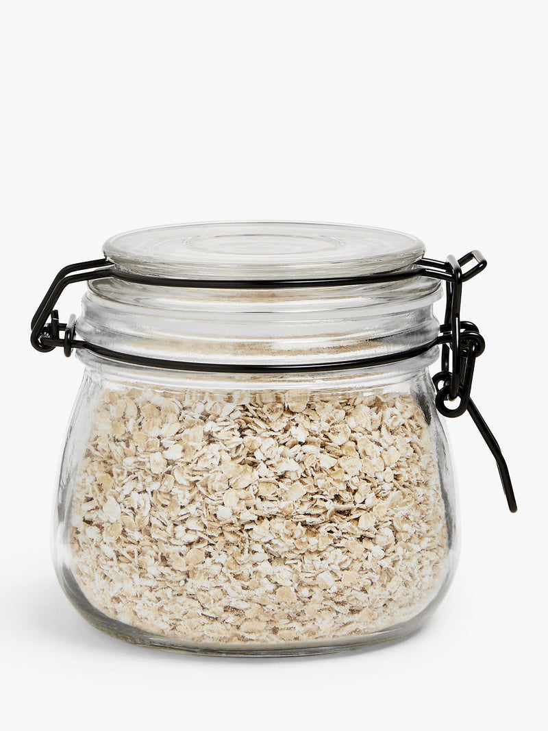 John Lewis glass storage jar clip-top 500ml, UK version