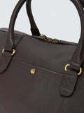 John Lewis leather weekender bag large, imported from the UK