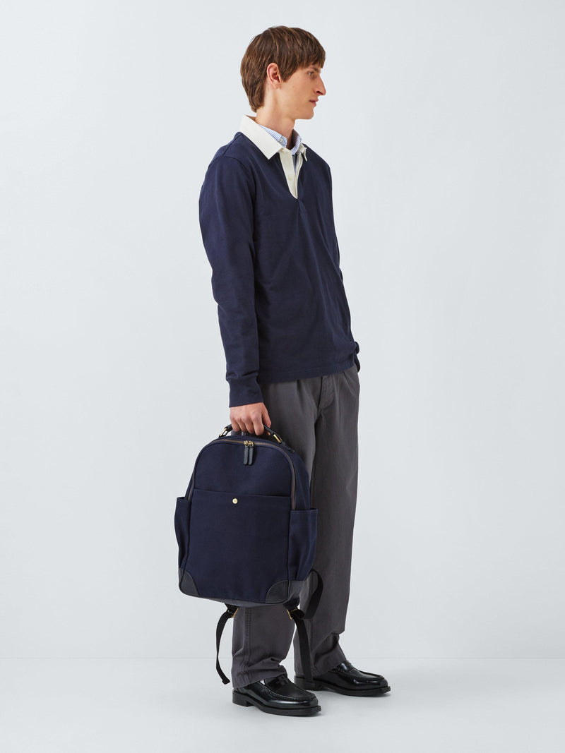 John Lewis cotton canvas backpack, UK version