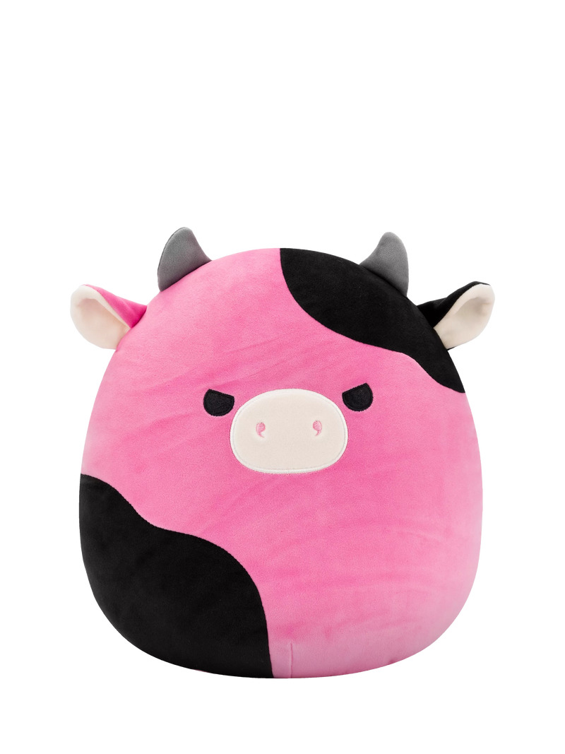 Squishmallows Pollyanna cow plush toy 12 inches, imported from the UK