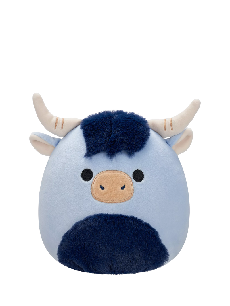 Squishmallows Toro blue highland cow plush soft toy, UK version