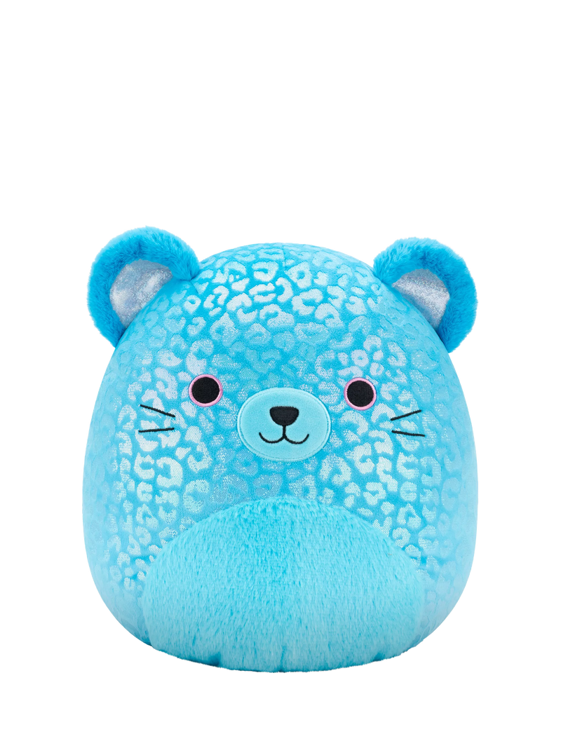 Squishmallows Sarge blue jaguar plush soft toy - British product