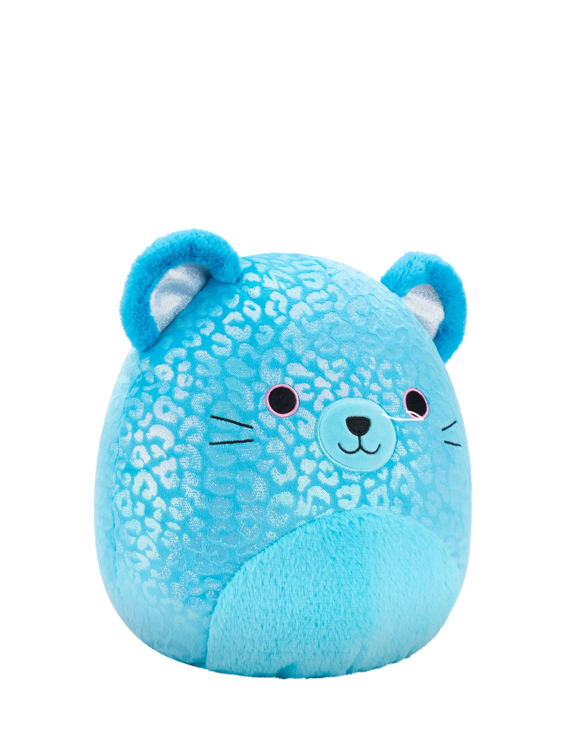 Squishmallows Sarge blue jaguar plush soft toy - British product