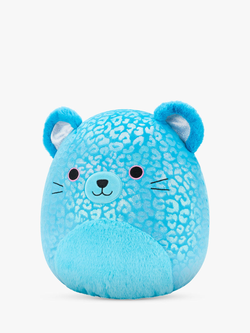 Squishmallows Sarge blue jaguar plush soft toy - British product