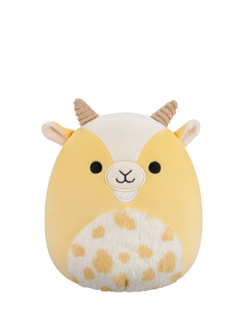 Squishmallows Miel Yellow Goat plush toy 7.5 inches, imported from the UK