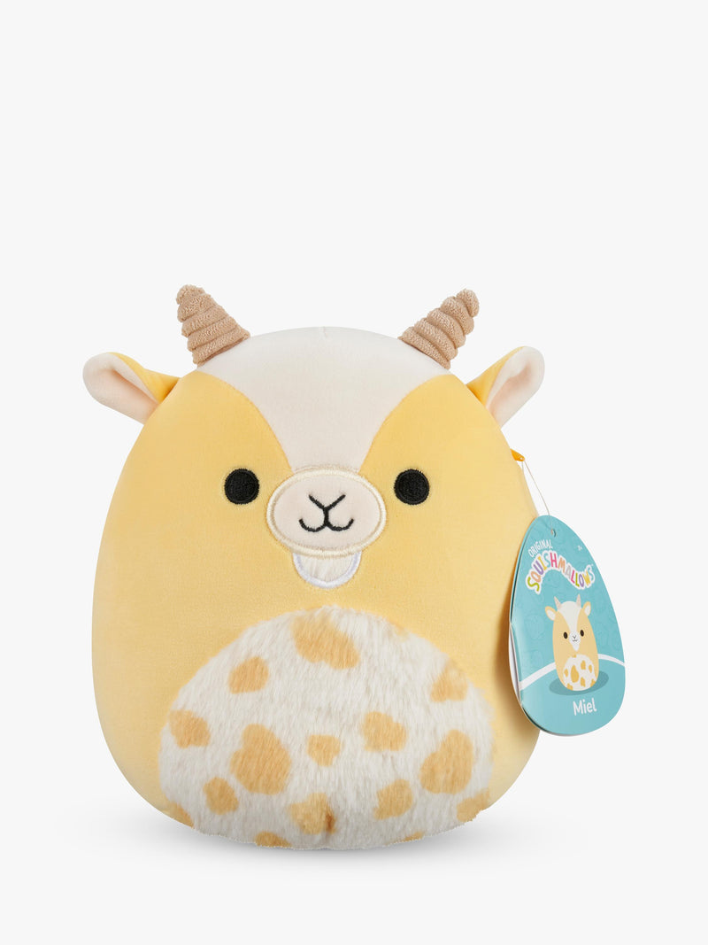 Squishmallows Miel Yellow Goat plush toy 7.5 inches, imported from the UK