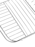 ADDIS stainless steel dish drainer - British product