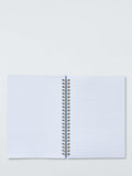 John Lewis wavy floral notebook with 160 lined pages (British brand)