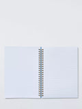 John Lewis wavy floral notebook with 160 lined pages (British brand)