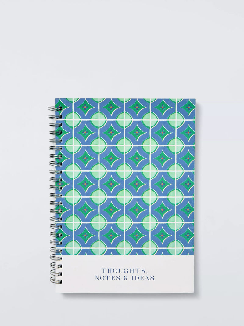 John Lewis check notebook multi 160 pages - British product