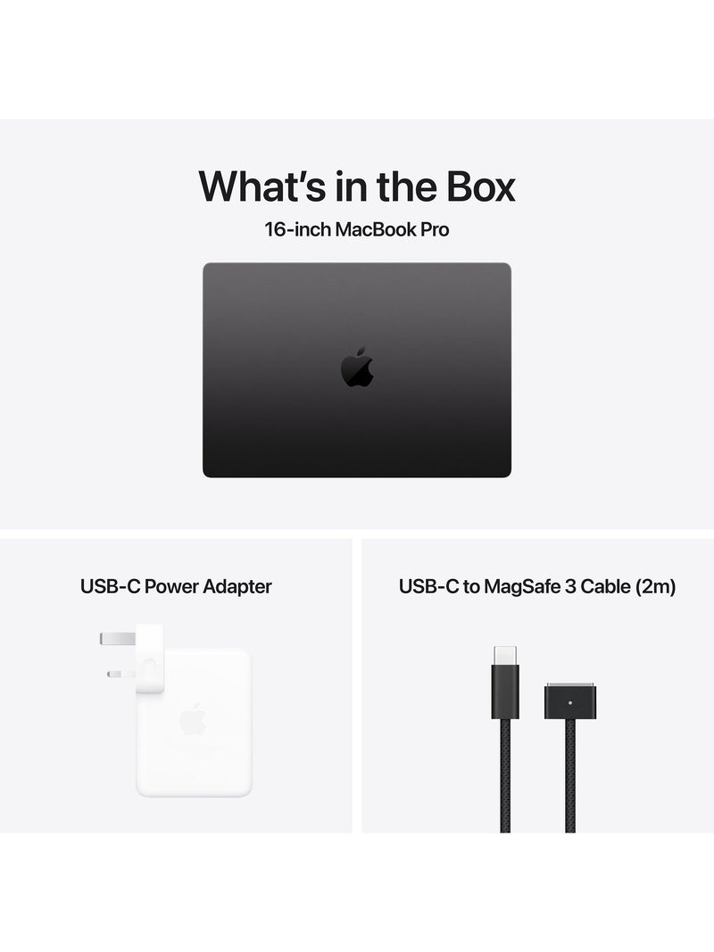 Apple MacBook Pro 16 M4 Pro laptop (British brand)