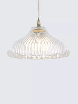 John Lewis John Lewis Amelie Ribbed Glass Ceiling Light Shade- Buy online at McGrocer