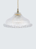 John Lewis ribbed glass ceiling light shade - British product