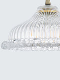 John Lewis ribbed glass ceiling light shade - British product