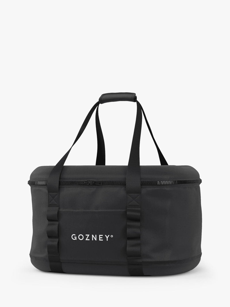 Gozney black portable pizza oven travel bag, imported from the UK
