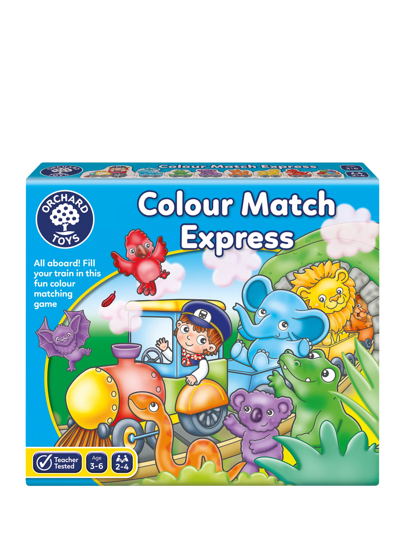 Orchard Toys Colour Match Express board game, imported from the UK