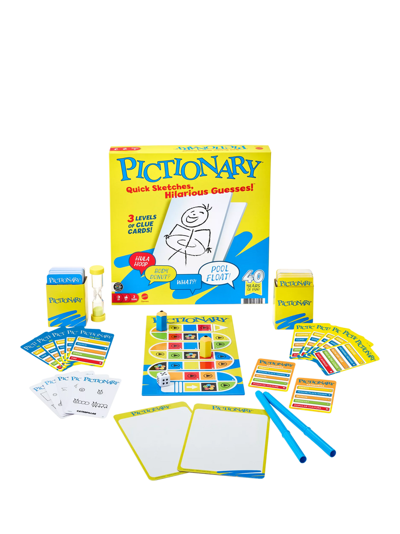 Mattel Pictionary board game (British brand)