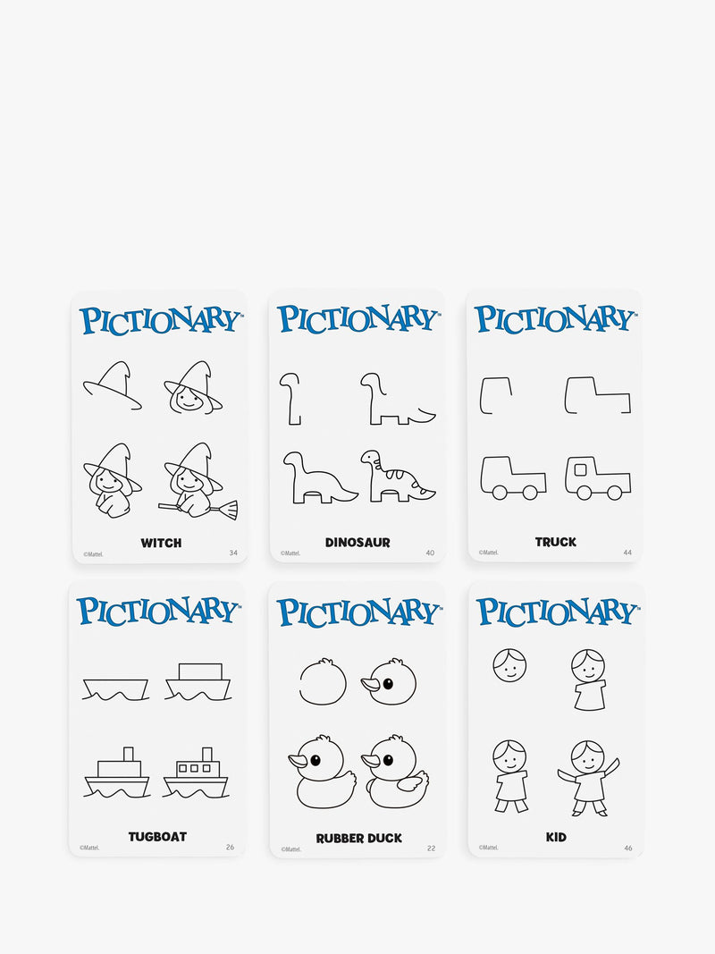 Mattel Pictionary board game (British brand)