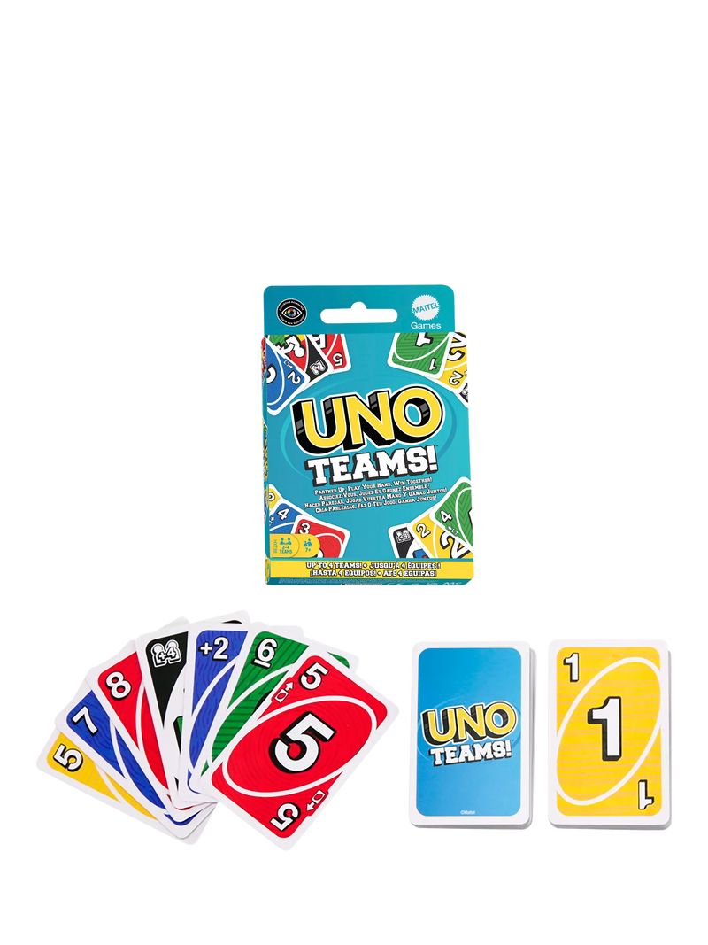 Mattel UNO Teams card game, UK version