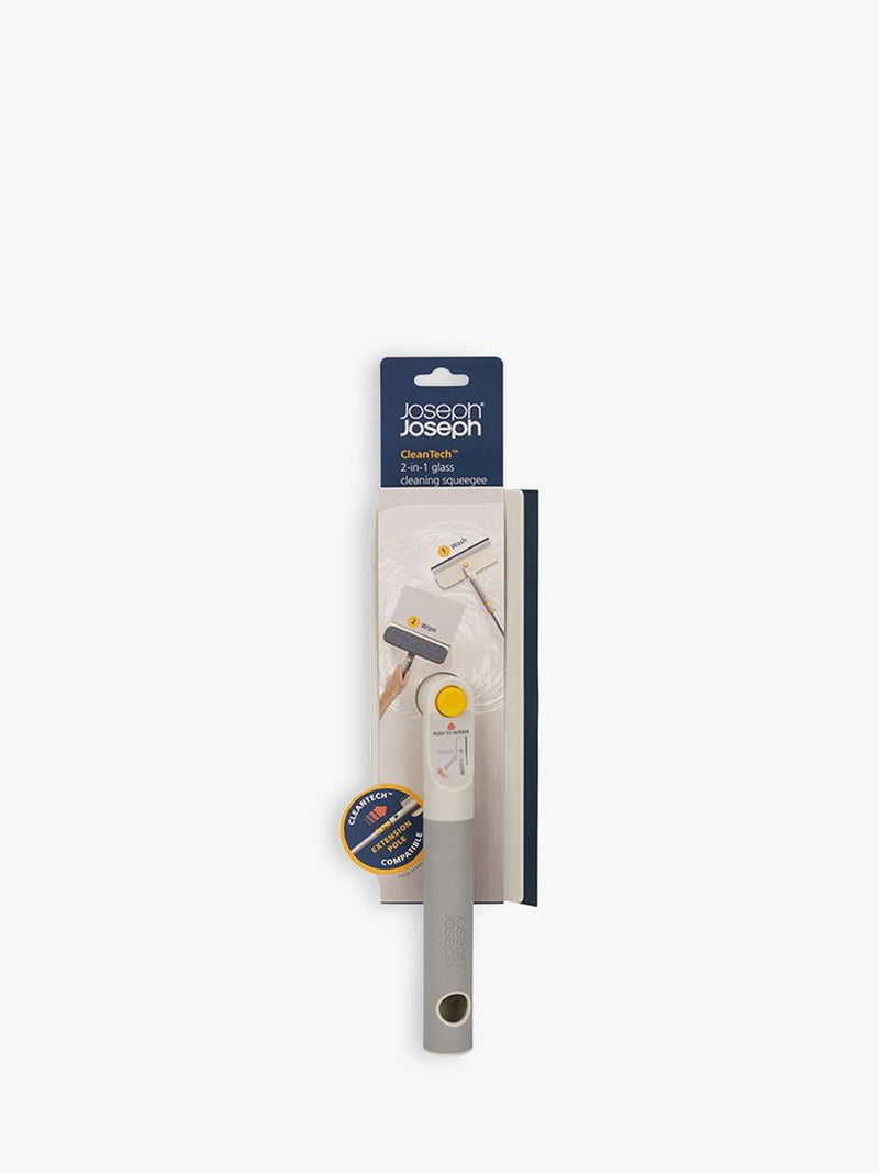Joseph Joseph CleanTech 2-in-1 glass cleaning tool Light Stone, UK version