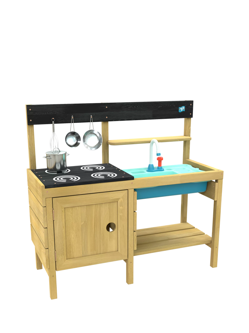 TP Toys Junior Chef Wooden Mud Kitchen outdoor playset - British product