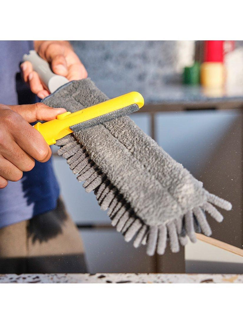 Joseph Joseph CleanTech Duster with Storage Light Stone, UK version