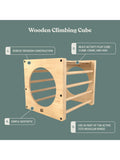 TP Toys Active Tots Wooden Climbing Cube, imported from the UK