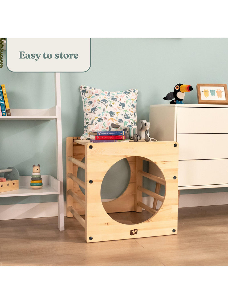 TP Toys Active Tots Wooden Climbing Cube, imported from the UK