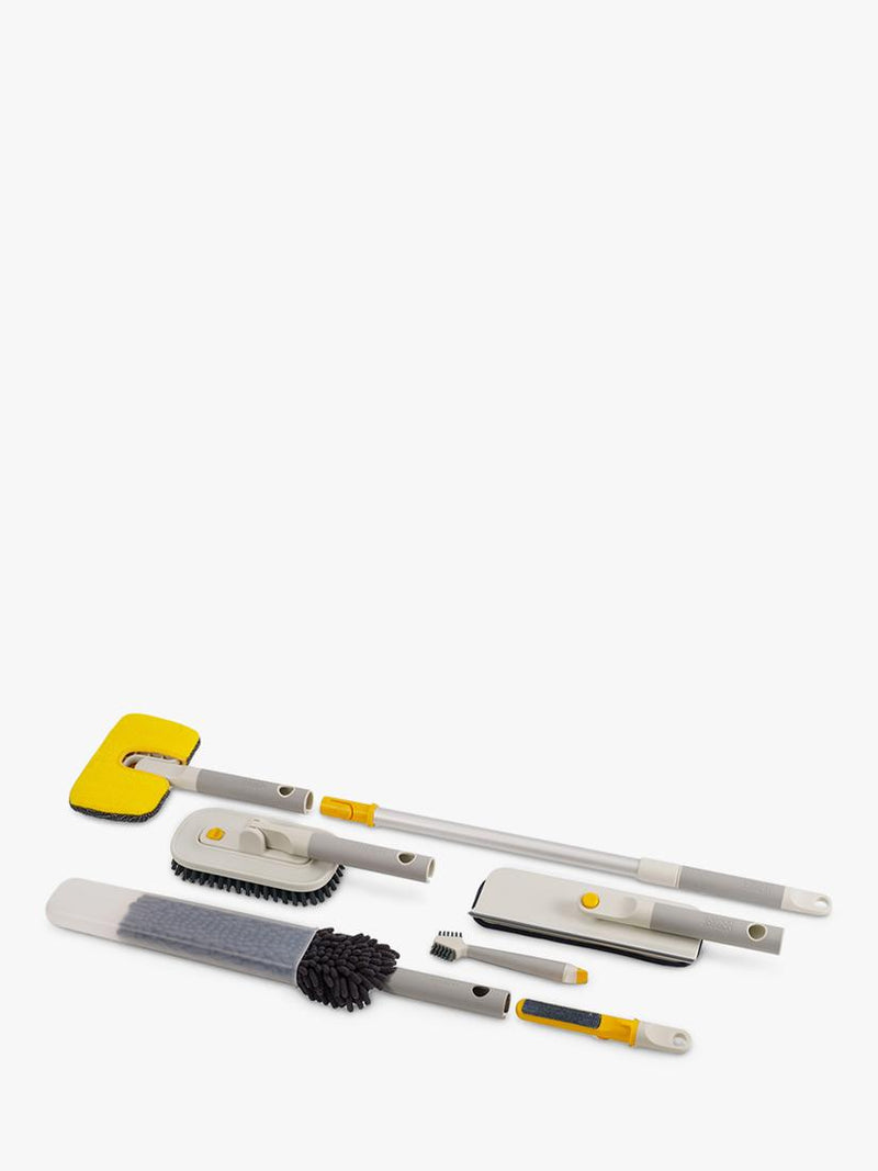 Joseph Joseph deep cleaning set with telescopic pole and multiple tools, UK version