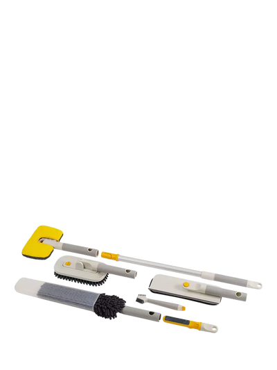 John Lewis Deep Cleaning Set with Five Multi-Function Tools and Telescopic Extension Pole- Buy online at McGrocer