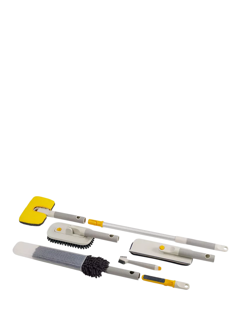 Joseph Joseph deep cleaning set with telescopic pole and multiple tools, UK version