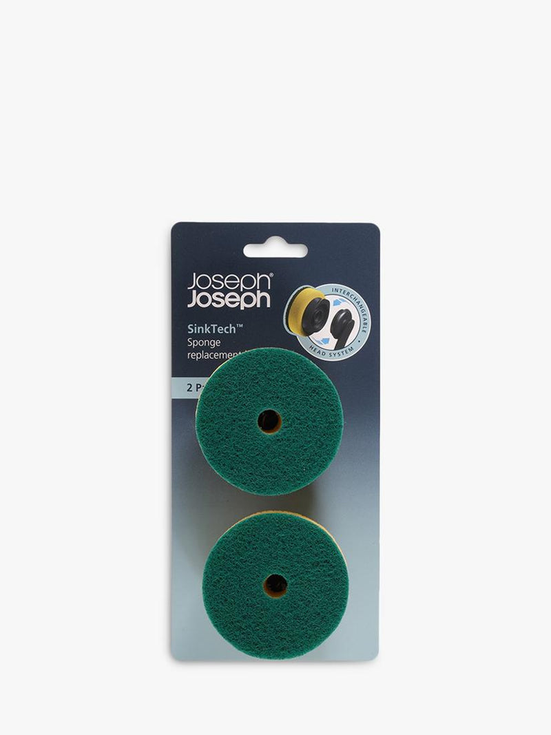 Joseph Joseph sponge replacement heads pack of 2 yellow, imported from the UK
