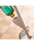 Joseph Joseph spray mop with scrub pad in Light Stone, UK version