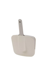 John Lewis Wall Mounted Dustpan and Brush with Dust Shield Holder, Stone- Buy online at McGrocer