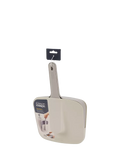 Joseph Joseph wall mounted dustpan and brush, stone, UK version