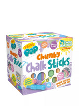 John Lewis Paint Pop Chunky Chalk Sticks, Pack of 24- Buy online at McGrocer