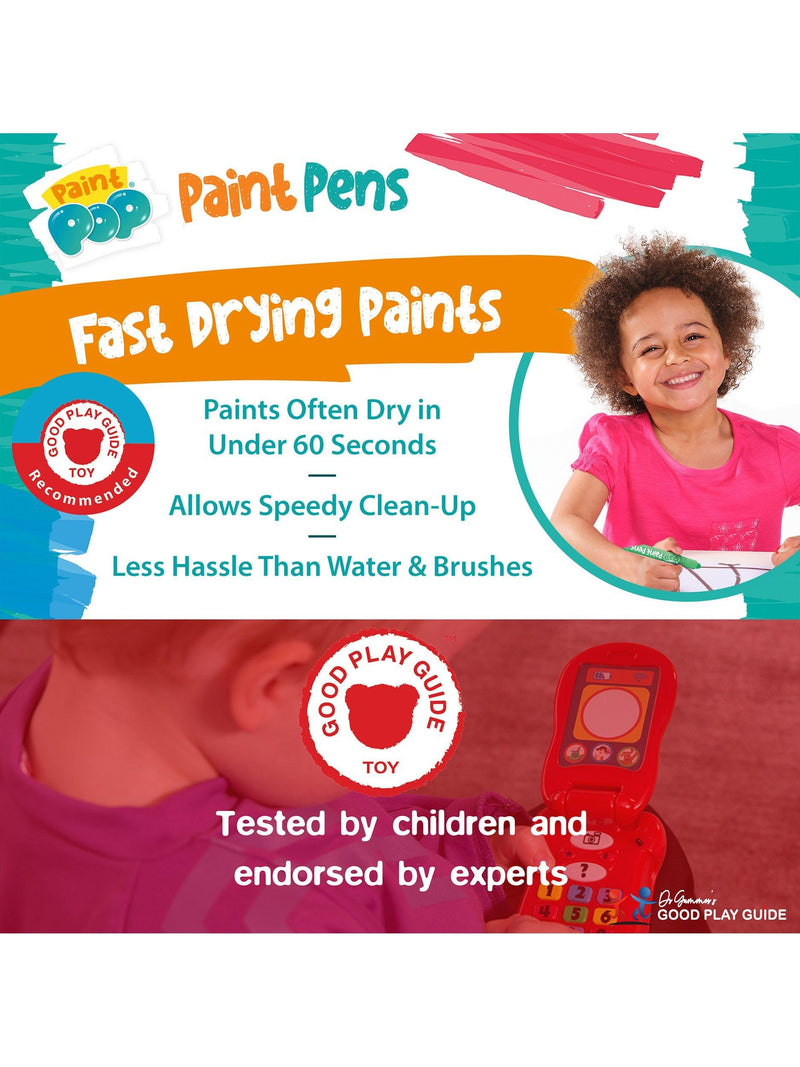 Paint Pop paint pens pack of 12, imported from the UK