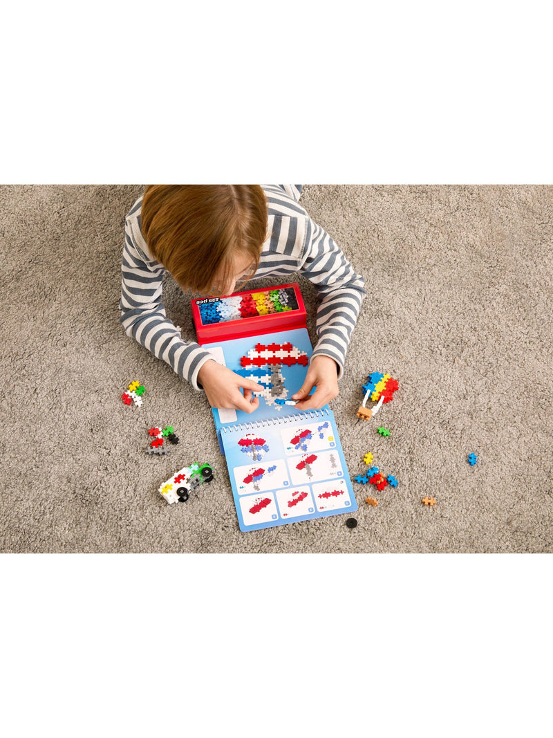 Plus-Plus Puzzle by Number Transportation Activity Pad 125 pieces (British brand)