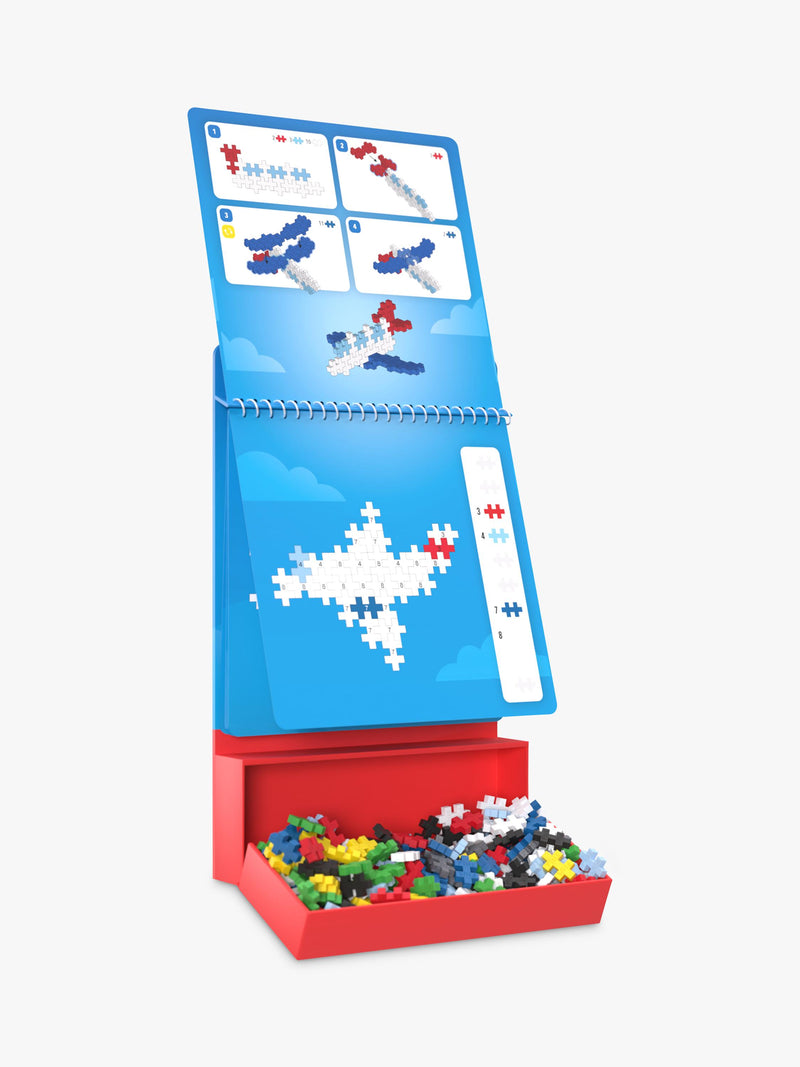 Plus-Plus Puzzle by Number Transportation Activity Pad 125 pieces (British brand)