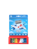 Plus-Plus Puzzle by Number Transportation Activity Pad 125 pieces (British brand)