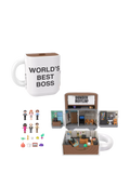 Polly Pocket Office Compact playset, imported from the UK