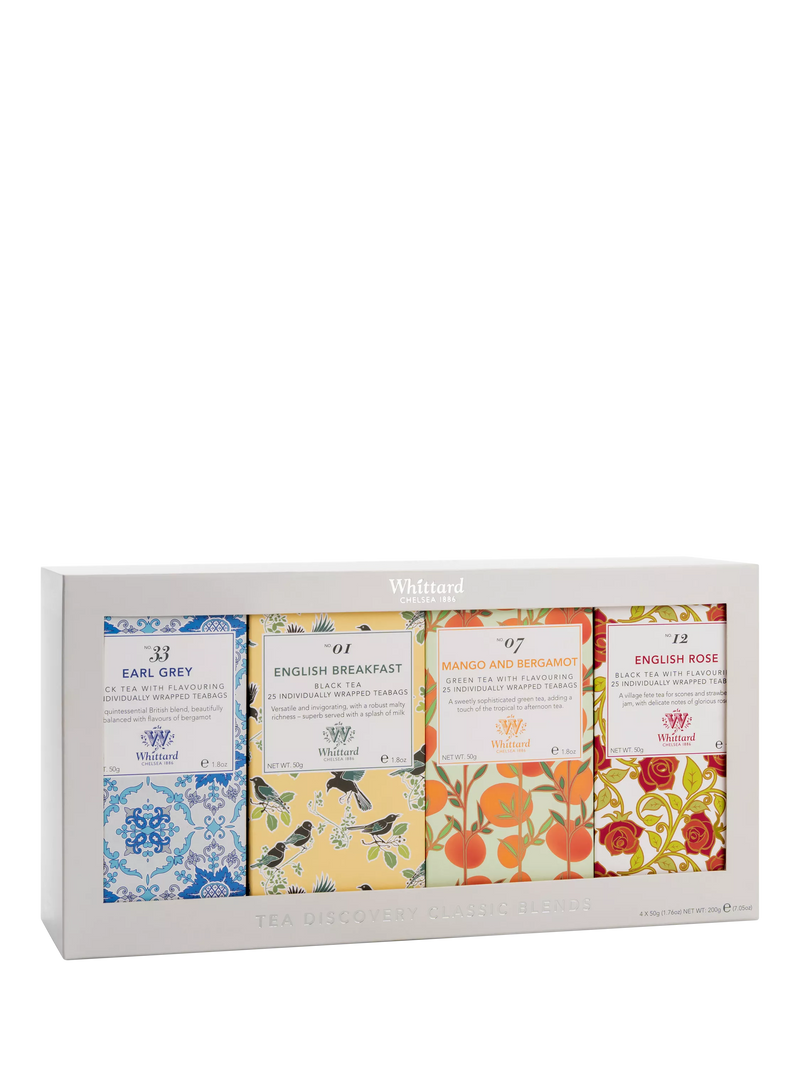 Whittard tea gift set classic tea blends 200g - British product
