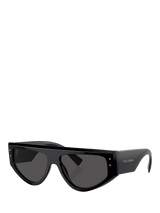 John Lewis Dolce & Gabbana DG4461 Men's Irregular Sunglasses, Black- Buy online at McGrocer